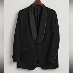 Givenchy Monsieur Union Made Wool Tuxedo Blazer With Satin Lapel Size XL